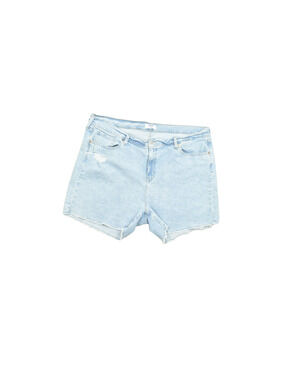 Denizen Levi's Women's Blue Vintage High-Rise Shorts Plus Size 24W Cotton Blend